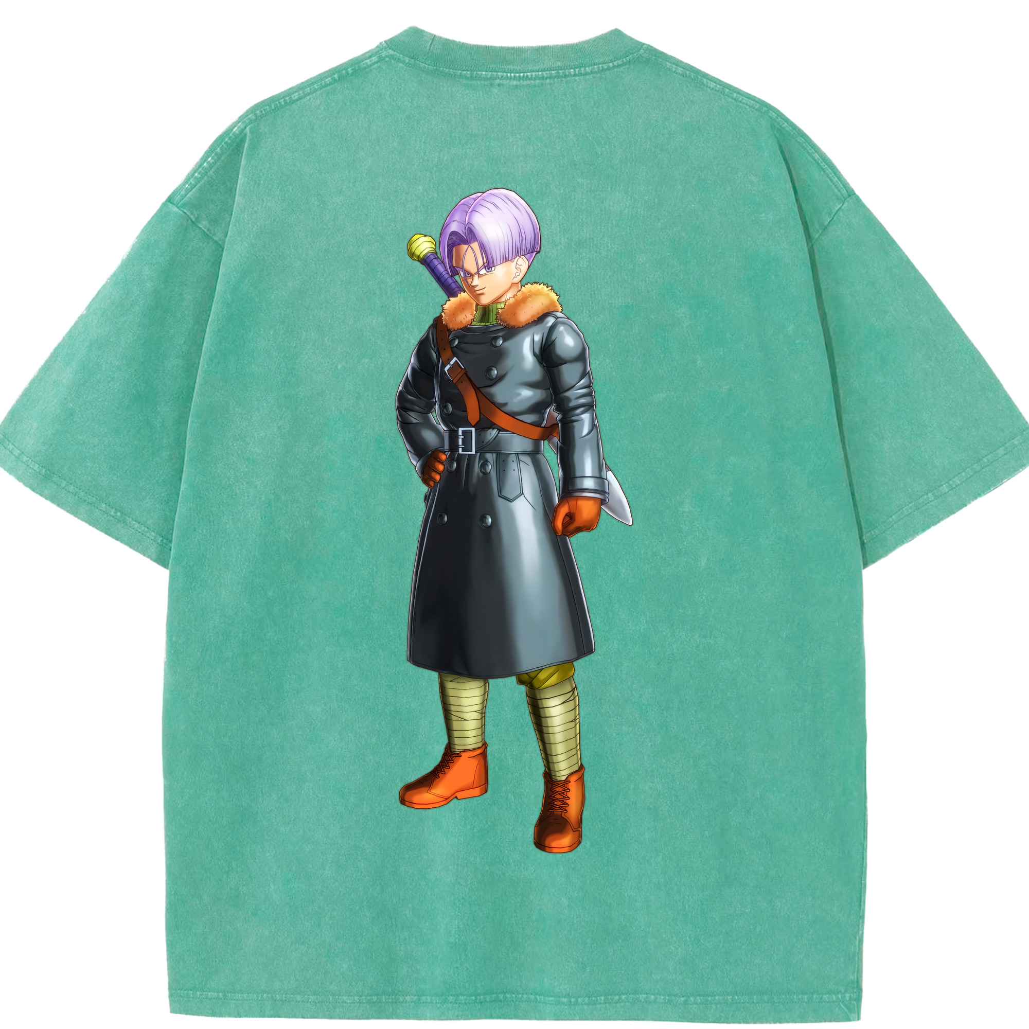 （画像用） ドラゴンボール DRAGON BALL 綿100% ヴィンテージ風 半袖Tシャツ（背面プリント）